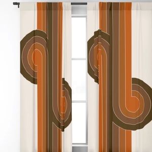 NWT Mid-Century Modern Blackout Curtains